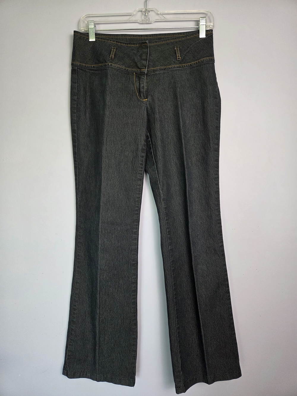 Bisou Bisou Boot Cut Dark Blue Jeans 4 Subtle Flare Y2K Sailor Business Casual